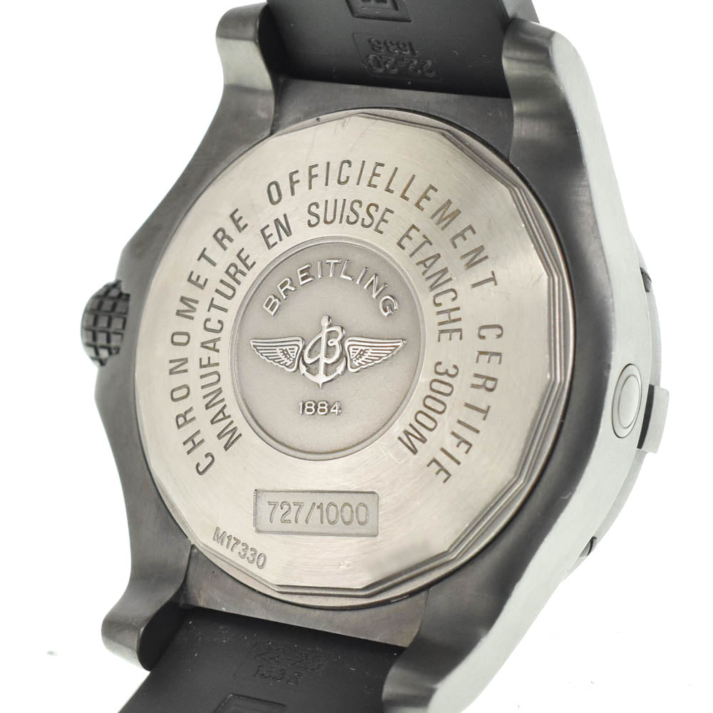 BREITLING Avenger Seawolf M17330 Black Steel Limited to 1000 pieces black Dial Automatic Men's
 Watch I#141798