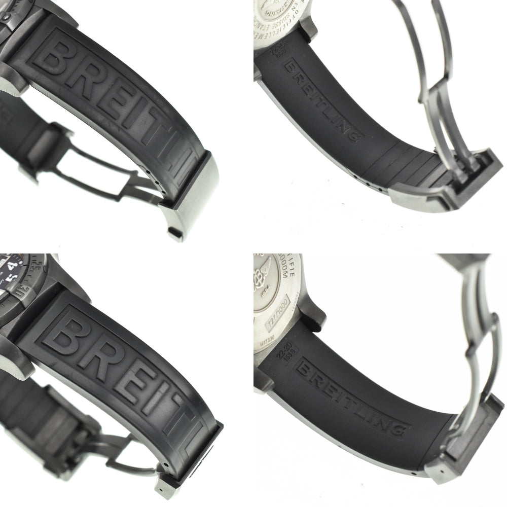 BREITLING Avenger Seawolf M17330 Black Steel Limited to 1000 pieces black Dial Automatic Men's
 Watch I#141798