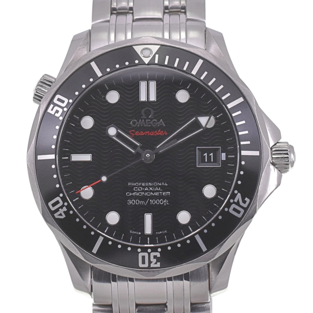 with paper OMEGA Seamaster Coaxial 212.30.41.20.01.002 black Dial Automatic Men's
 Watch C#141810