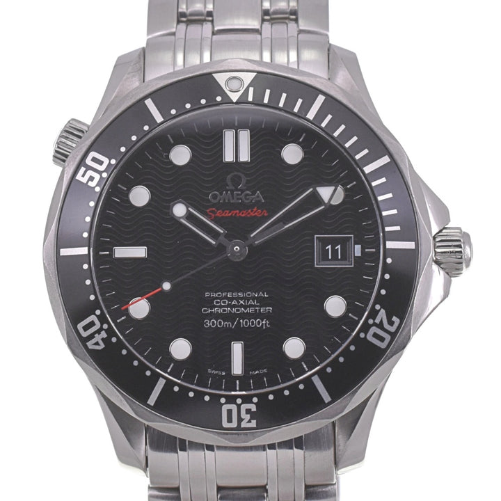 with paper OMEGA Seamaster Coaxial 212.30.41.20.01.002 black Dial Automatic Men's
 Watch C#141810