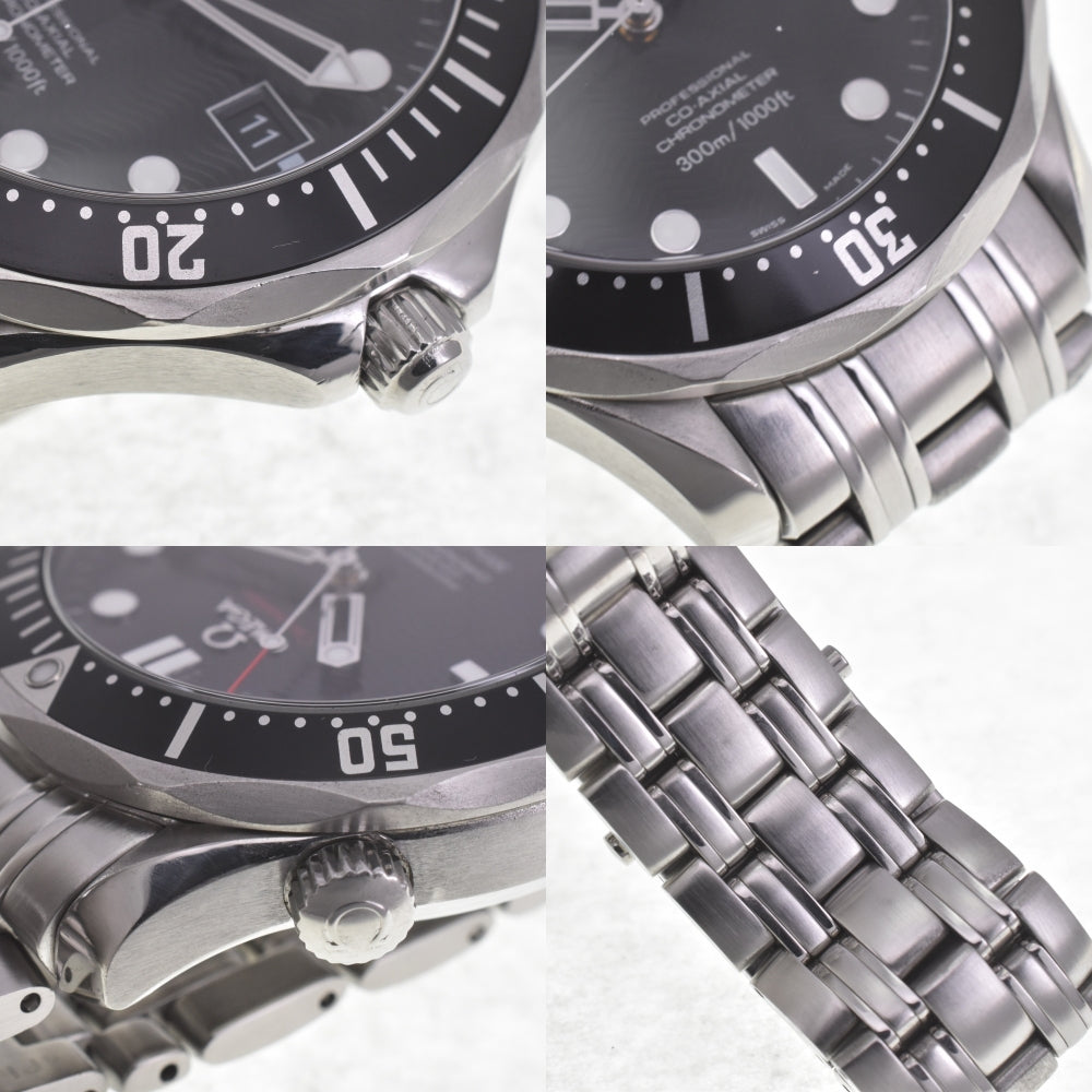 with paper OMEGA Seamaster Coaxial 212.30.41.20.01.002 black Dial Automatic Men's
 Watch C#141810