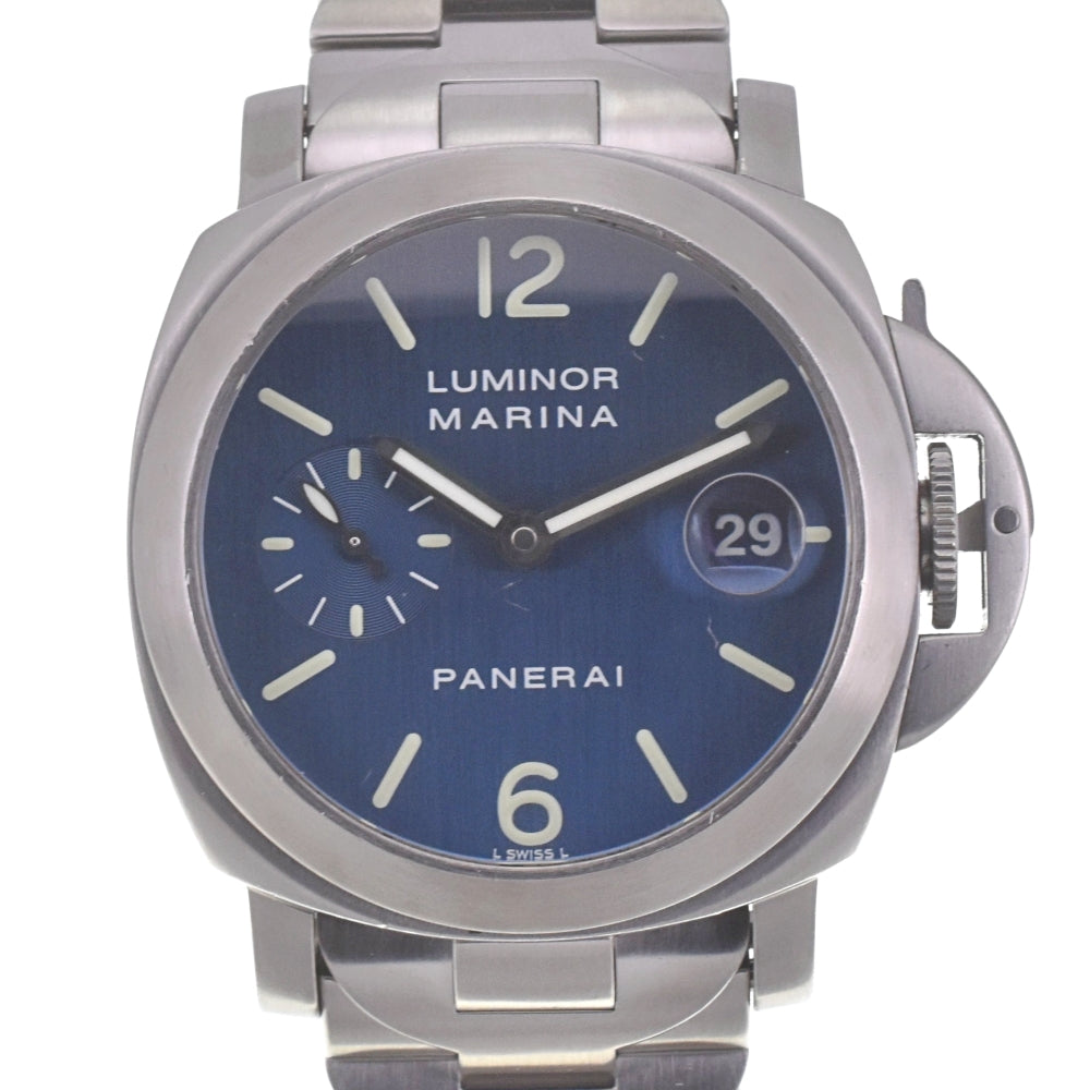 PANERAI Luminor Marina PAM00069 Date blue Dial Automatic Men's
 Watch C#141813