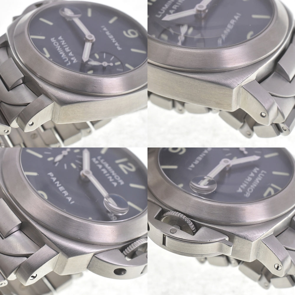 PANERAI Luminor Marina PAM00069 Date blue Dial Automatic Men's
 Watch C#141813