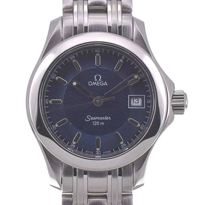 with paper OMEGA Seamaster 120M 2581.81 Date blue Dial Quartz Ladies
 Watch C#141817