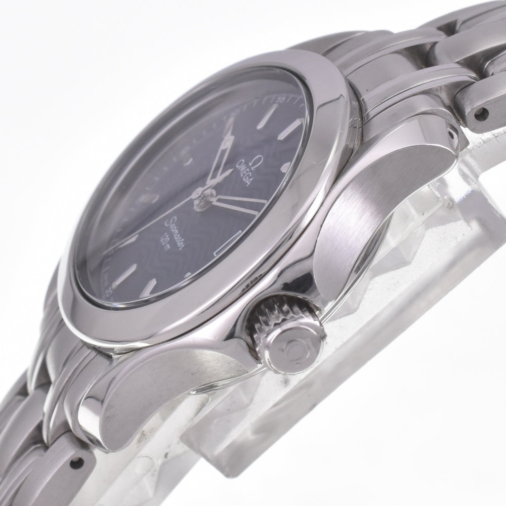 with paper OMEGA Seamaster 120M 2581.81 Date blue Dial Quartz Ladies
 Watch C#141817