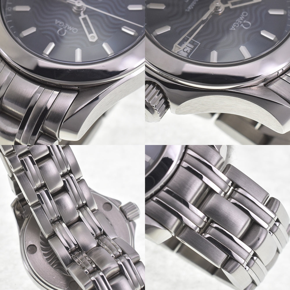 with paper OMEGA Seamaster 120M 2581.81 Date blue Dial Quartz Ladies
 Watch C#141817