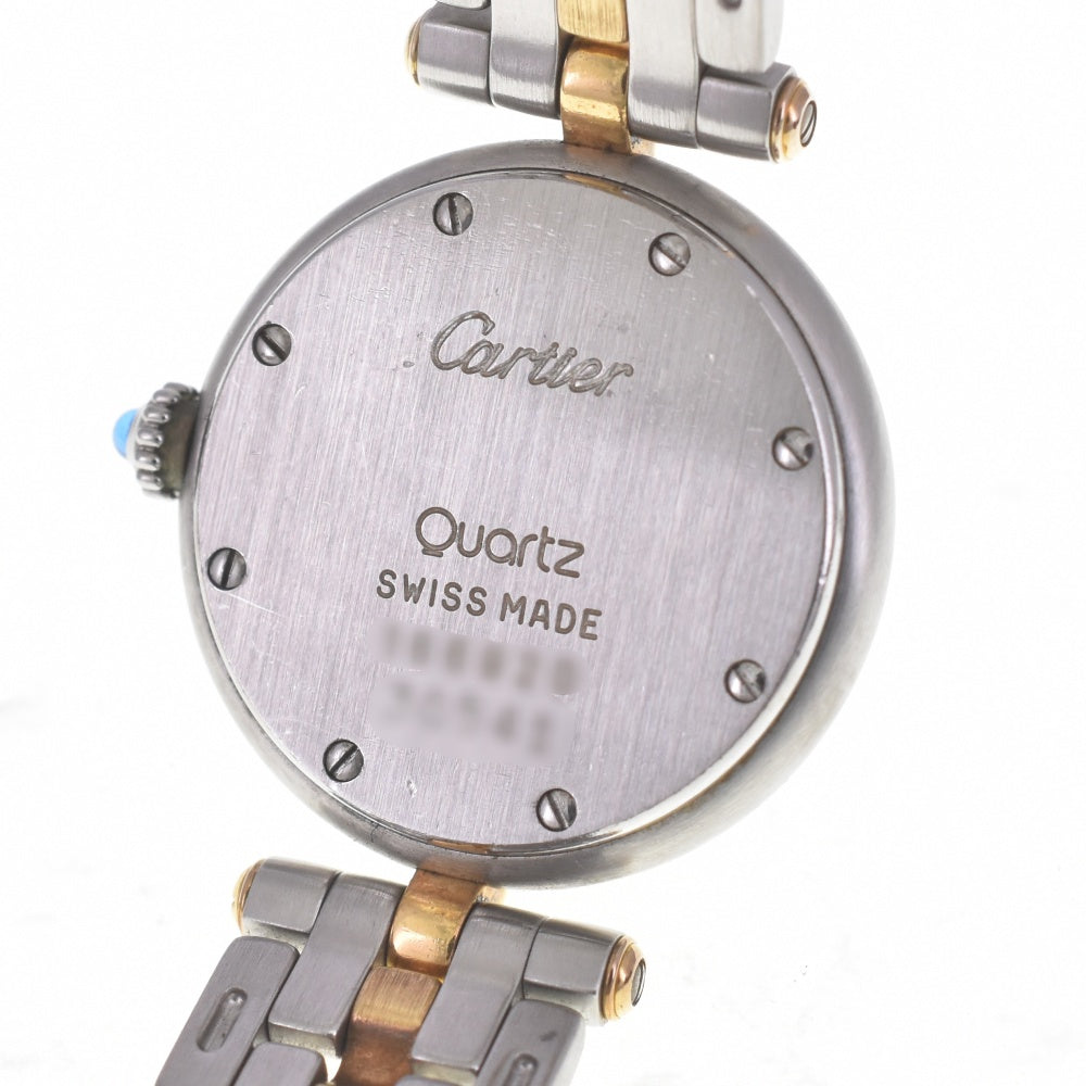 CARTIER PANTHERE Vendome SM 1 Row 84084241 Stainless Steel/K18 Ivory Dial Quartz Ladies
 Watch C#141824