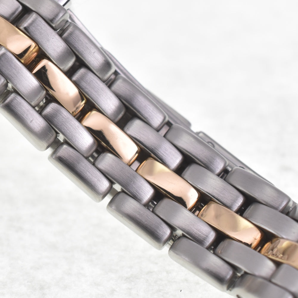 CARTIER PANTHERE Vendome SM 1 Row 84084241 Stainless Steel/K18 Ivory Dial Quartz Ladies
 Watch C#141824