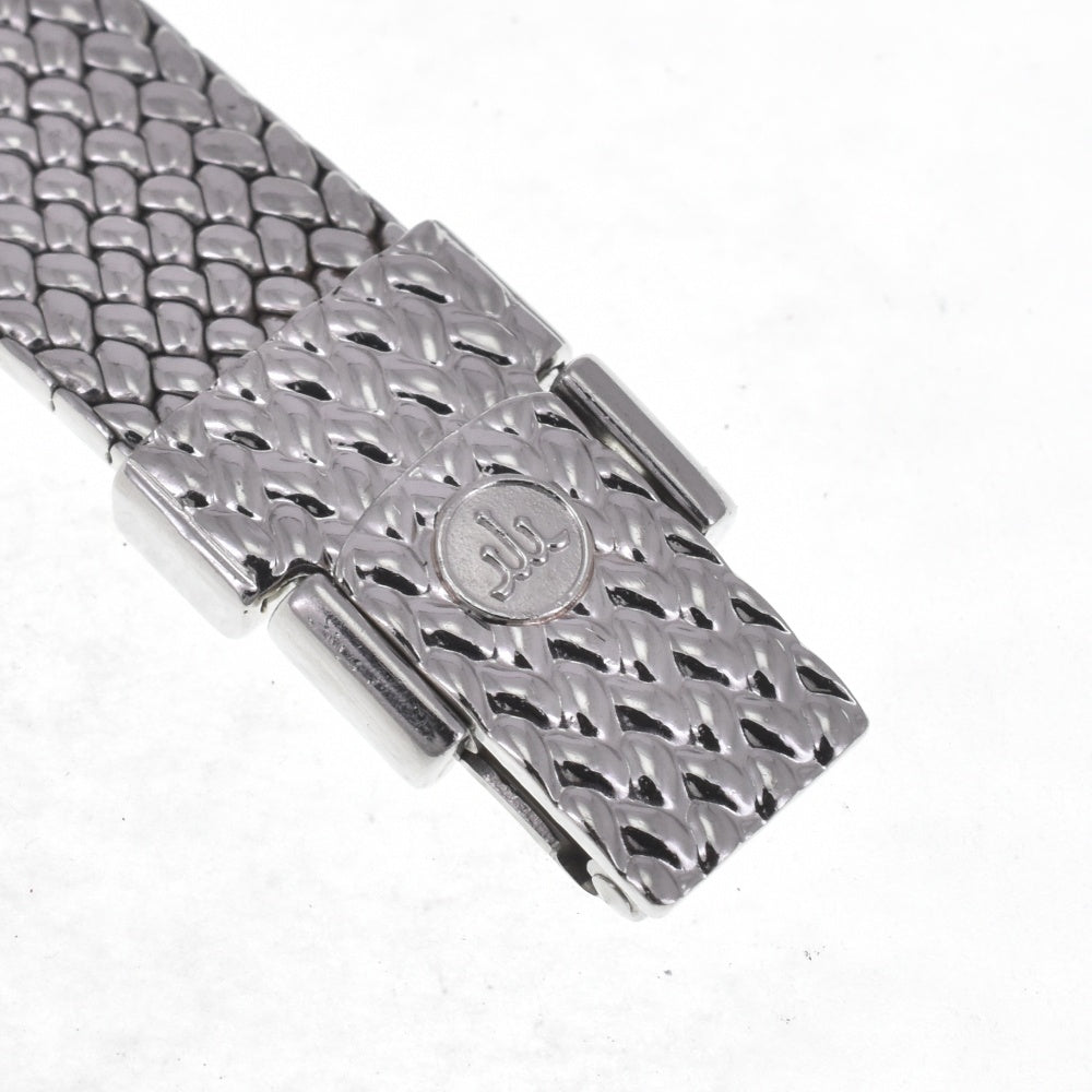 SEIKO CREDOR 5A70-3000 Stainless Steel / K18YG / Diamond White shell / Silver Dial Quartz Ladies
 Watch H#141827