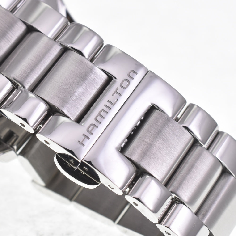 with paper HAMILTON Jazzmaster Seaview H375110 Day date black Dial Quartz Men's
 Watch C#141829