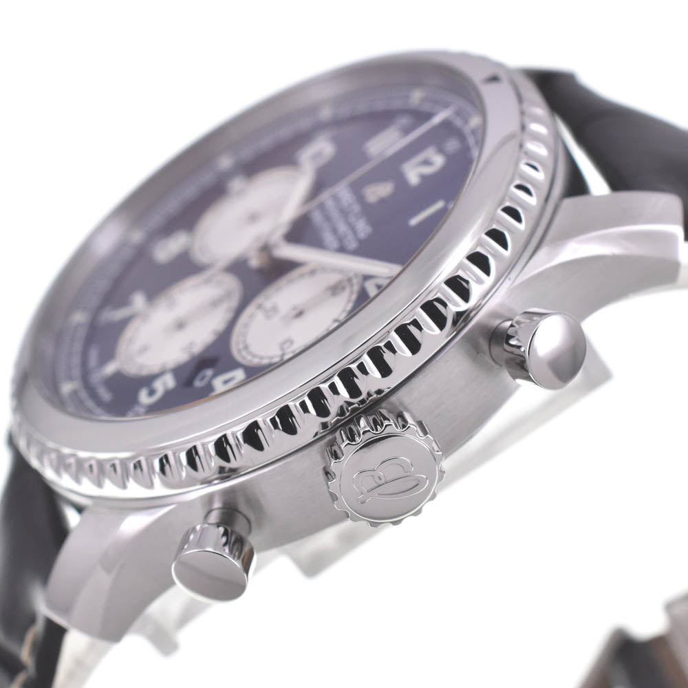 with paper BREITLING Navi timer AB0117 Chronograph blue Dial Automatic Men's
 Watch C#141830
