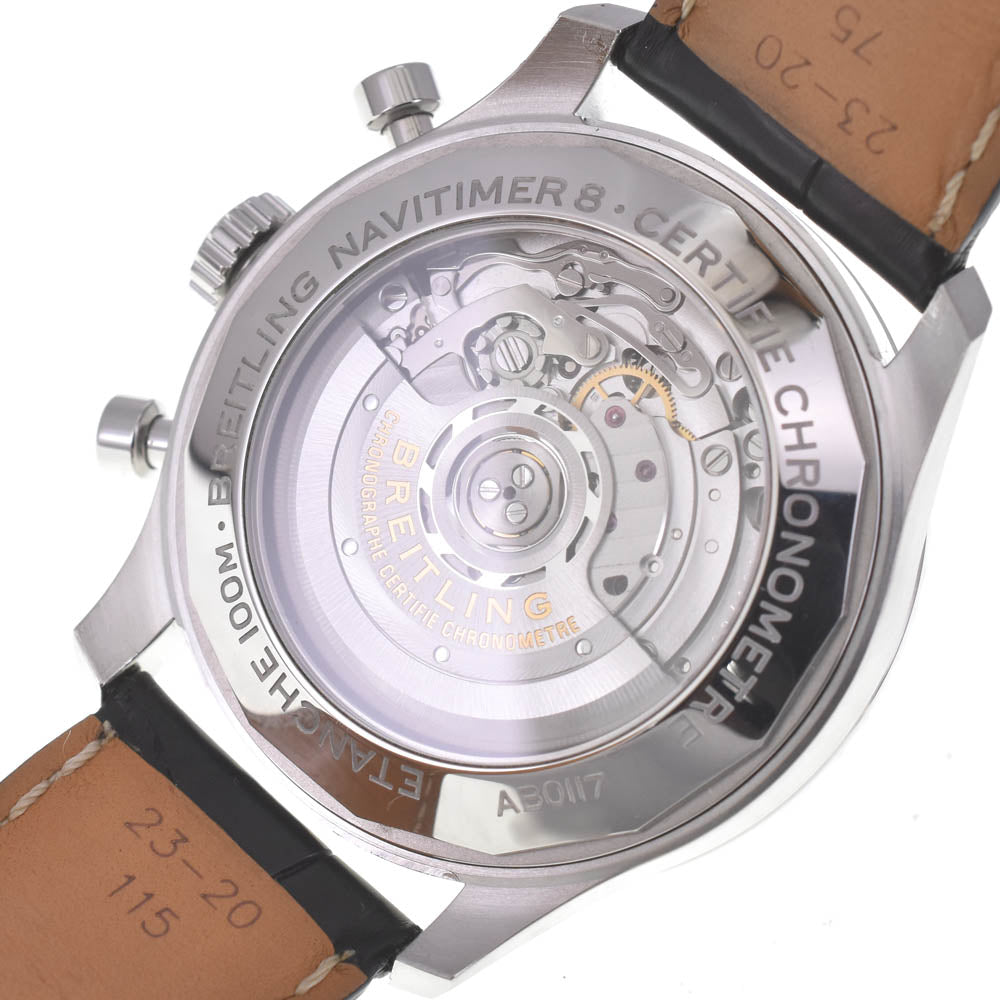 with paper BREITLING Navi timer AB0117 Chronograph blue Dial Automatic Men's
 Watch C#141830