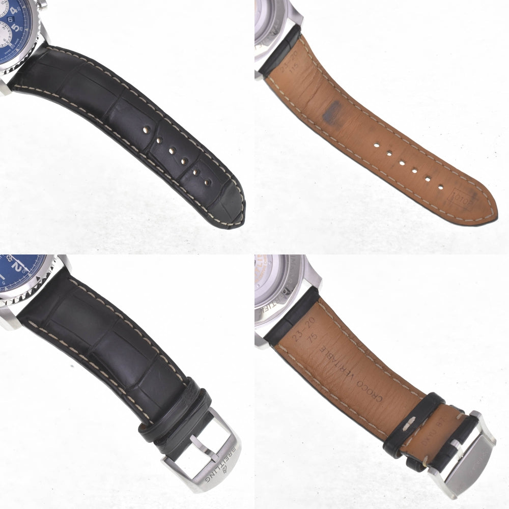 with paper BREITLING Navi timer AB0117 Chronograph blue Dial Automatic Men's
 Watch C#141830