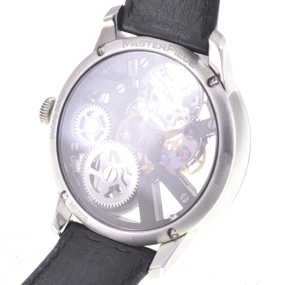 MAURICE LACROIX Masterpiece MP7228-SS001-000 Black / skeleton Dial Hand Winding Men's
 Watch B#141834
