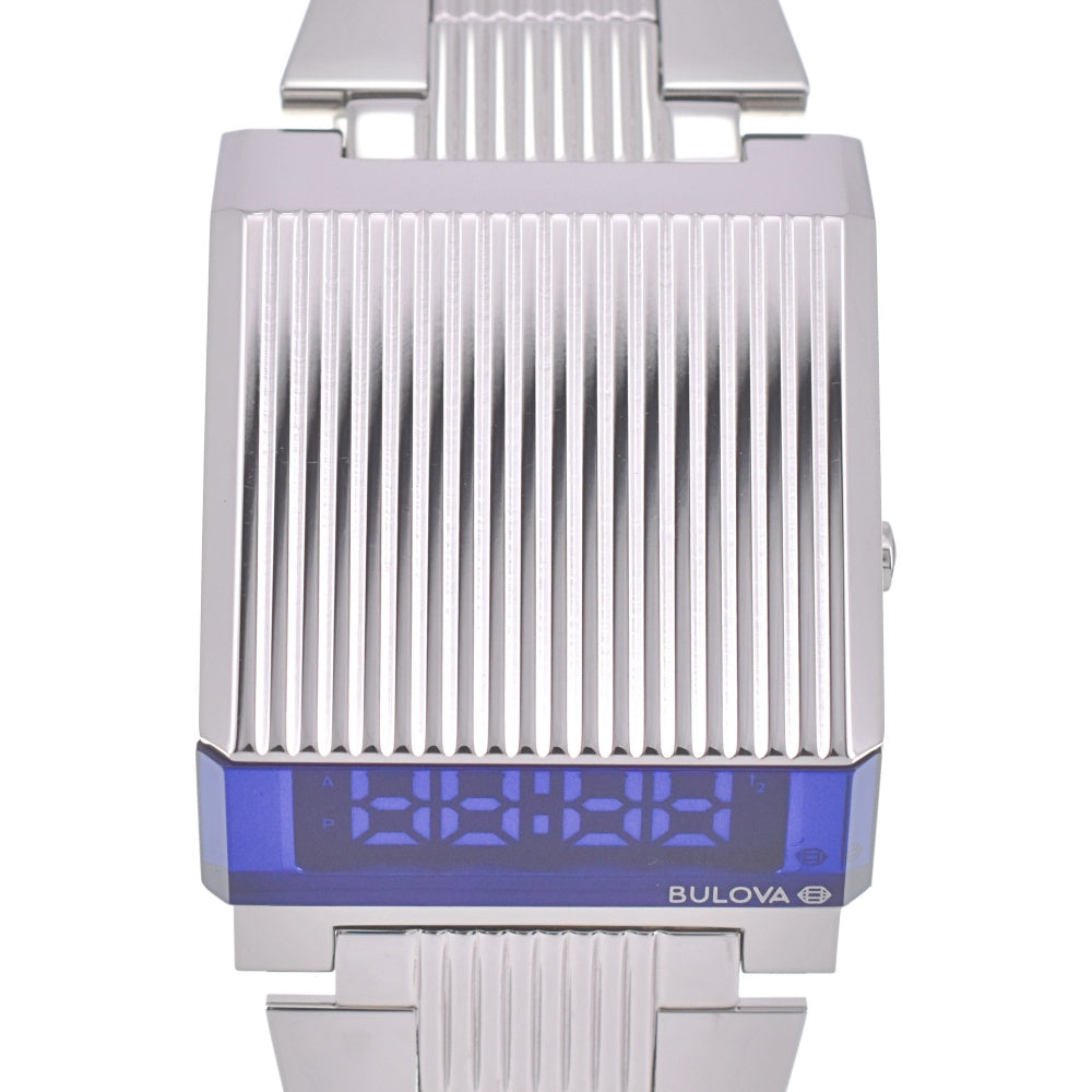 BULOVA Computron 96C139 Archives Series blue Dial Quartz Men's
 Watch □#141845