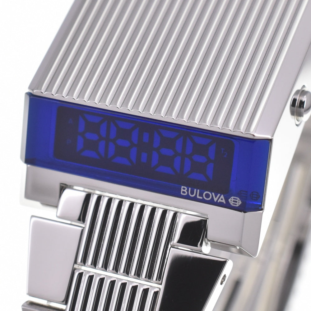 BULOVA Computron 96C139 Archives Series blue Dial Quartz Men's
 Watch C#141845