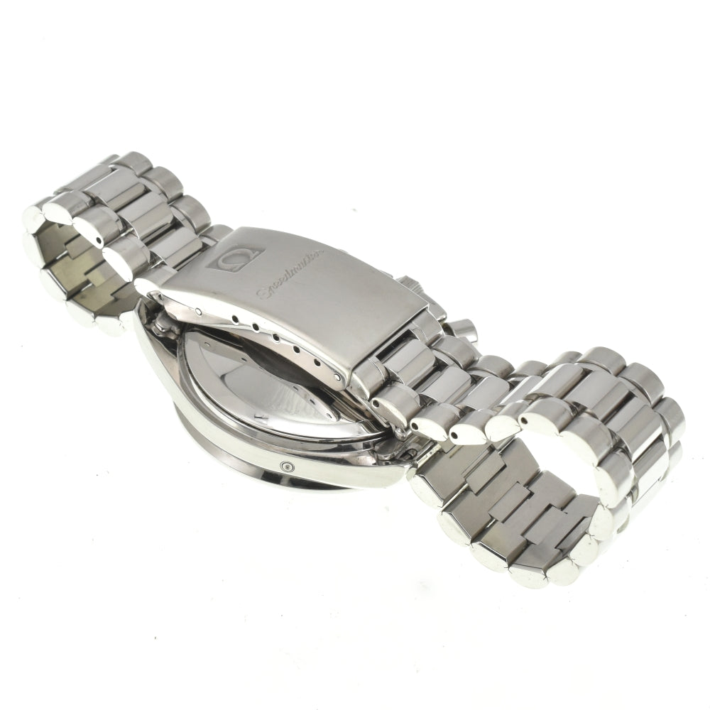 with paper OMEGA Speedmaster 3521.30 Triple calendar chronograph Silver Dial Automatic Men's
 Watch D#141848