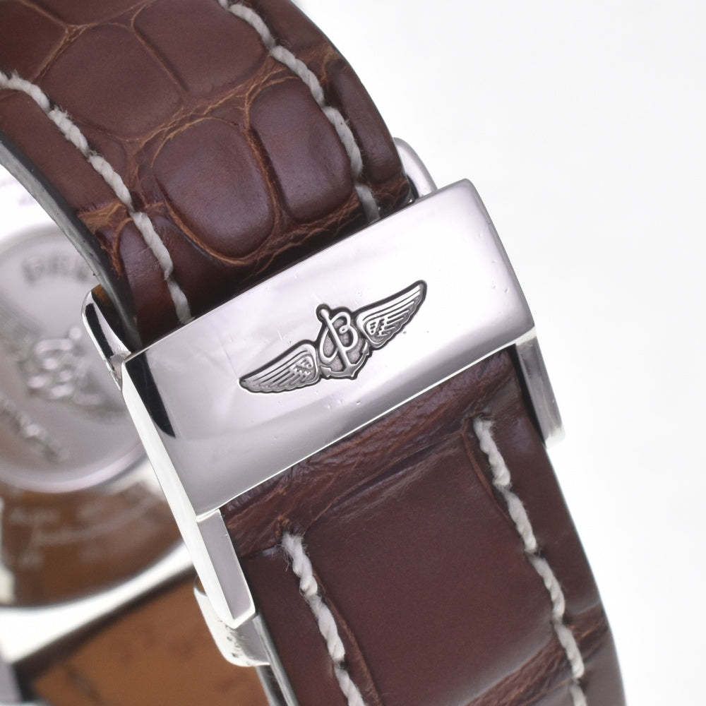 BREITLING Old Navi Timer D13022 Chronograph Date K18YG Bezel Silver / Gold Dial Automatic Men's
 Watch C#141855