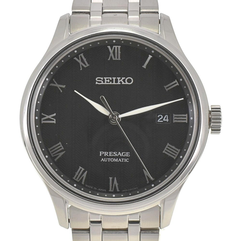 SEIKO Pureza 4R35-02S0 Date black Dial Automatic Men's
 Watch E#141861