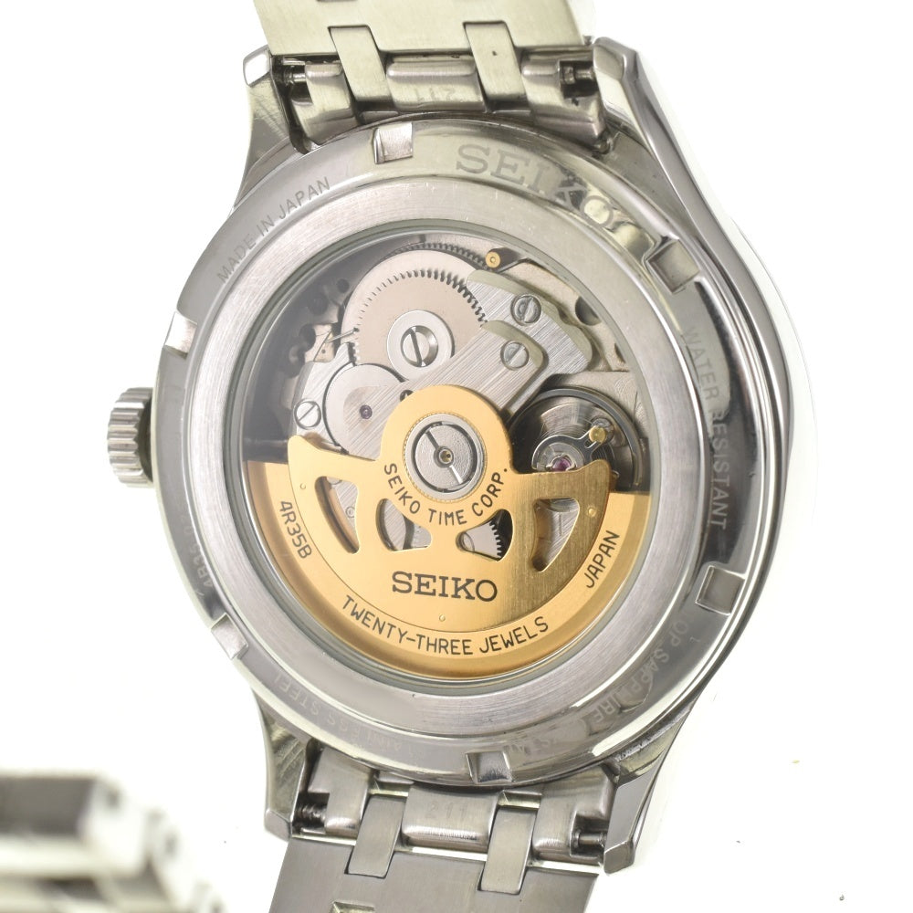 SEIKO Pureza 4R35-02S0 Date black Dial Automatic Men's
 Watch E#141861