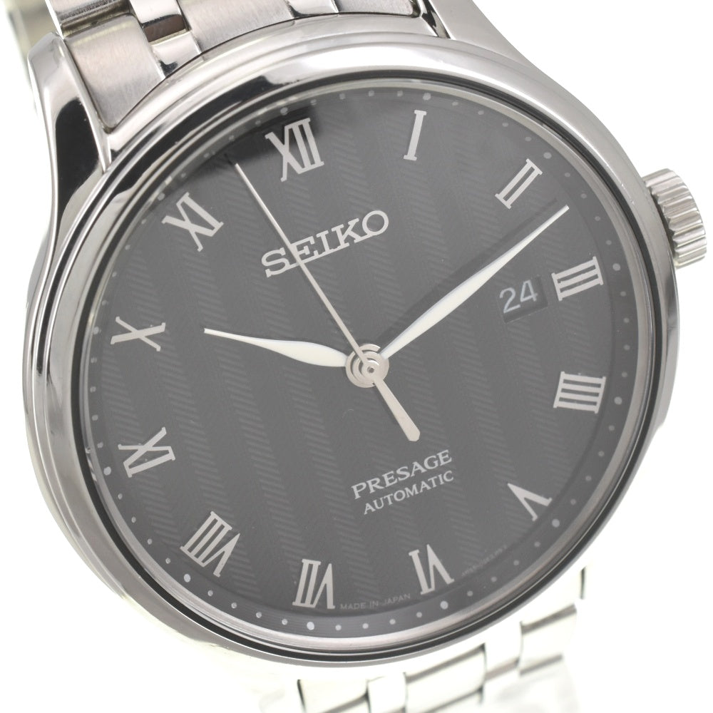 SEIKO Pureza 4R35-02S0 Date black Dial Automatic Men's
 Watch E#141861