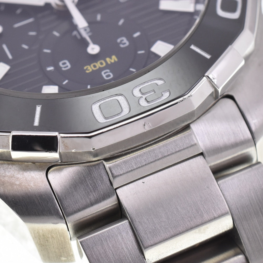 with paper TAG HEUER Aquaracer caliber 16 CAY211A.BA0927 Chronograph black Dial Automatic Men's
 Watch O#141872