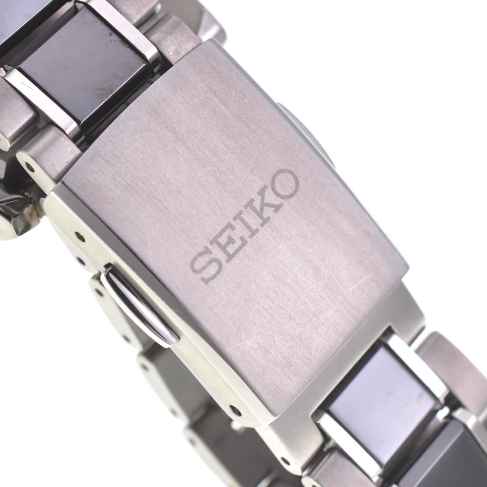 with paper SEIKO Astron 5X series SBXC011/5X53-0AD0 black Dial GPS Solar Men's
 Watch B#141875