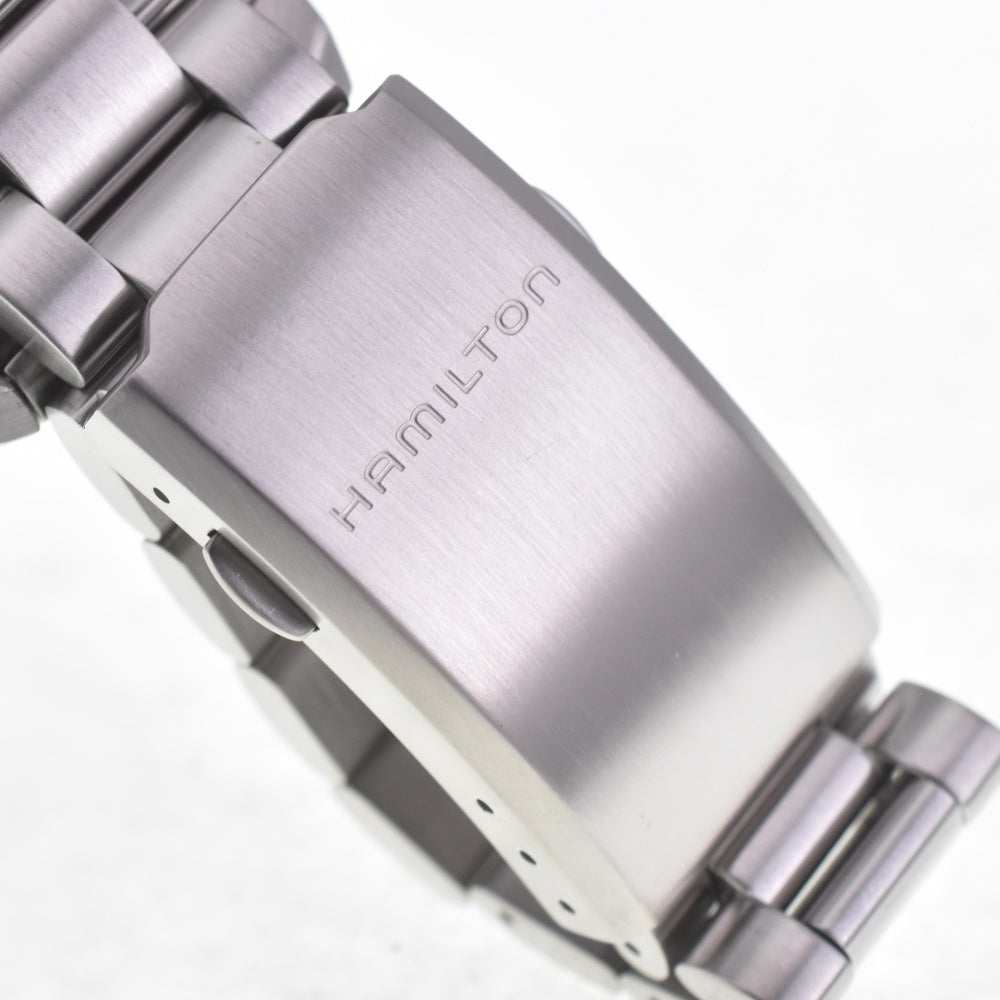 with paper HAMILTON Khaki Aviation H766550 Small second date black Dial Automatic Men's
 Watch C#141878