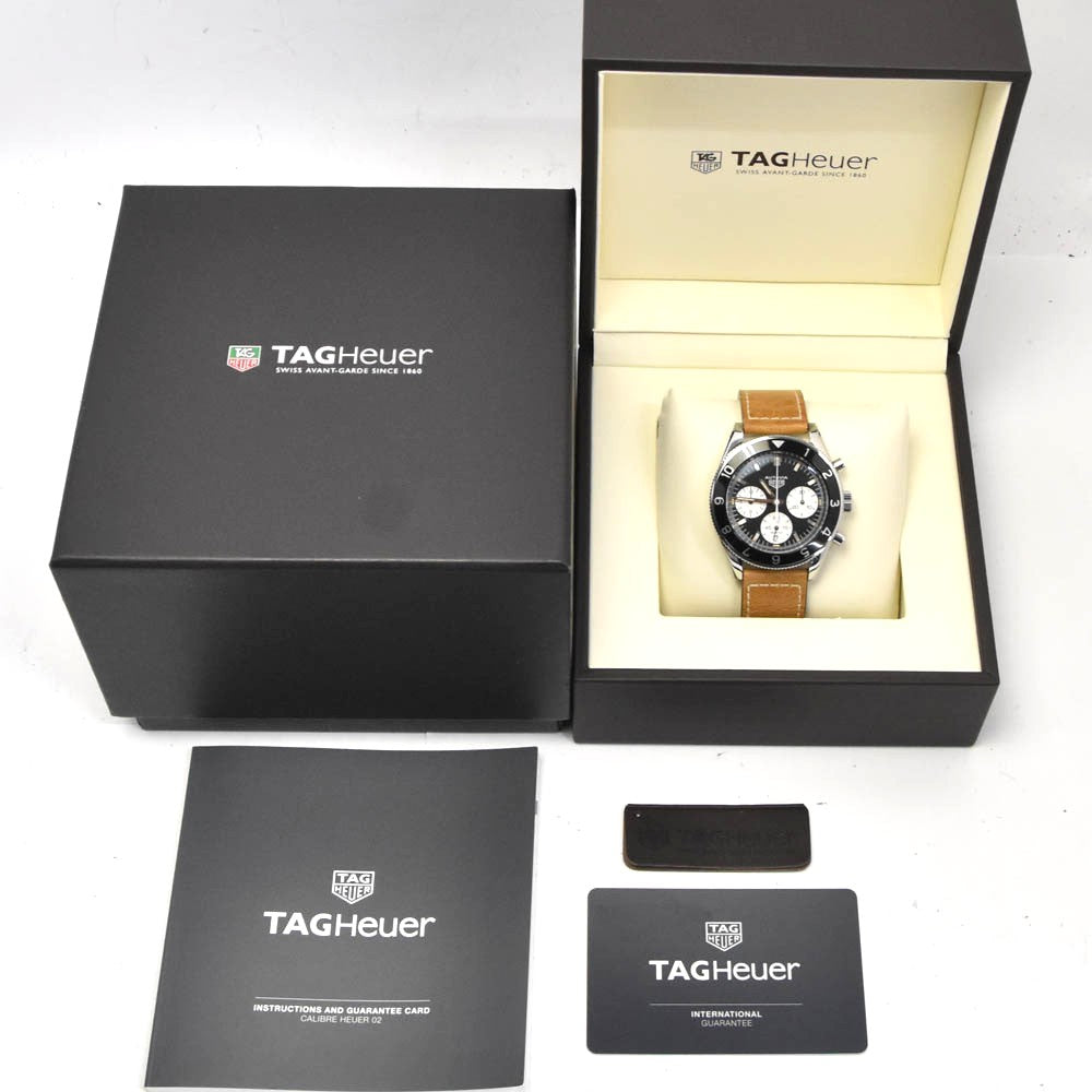 with paper TAG HEUER Otavia Heritage CBE2110.BA0687 Caliber Heuer 02 black Dial Automatic Men's
 Watch C#141885