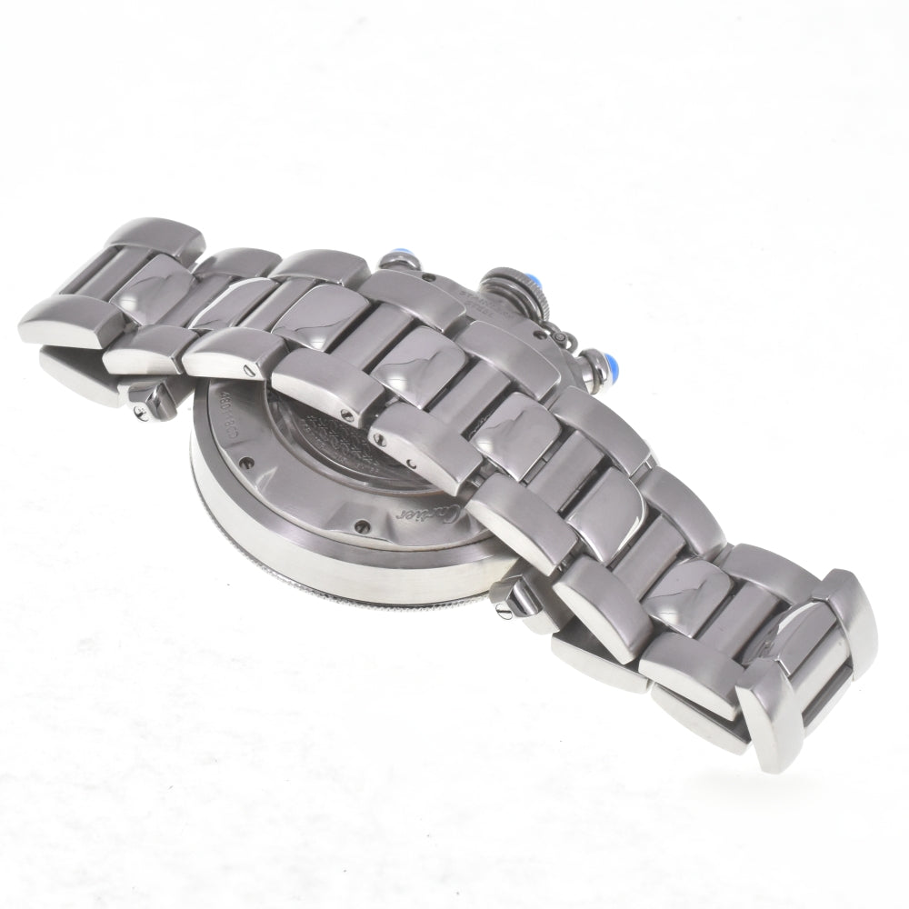 CARTIER Pasha W31030H3 Chronograph Date Silver Dial Automatic Men's
 Watch C#141886