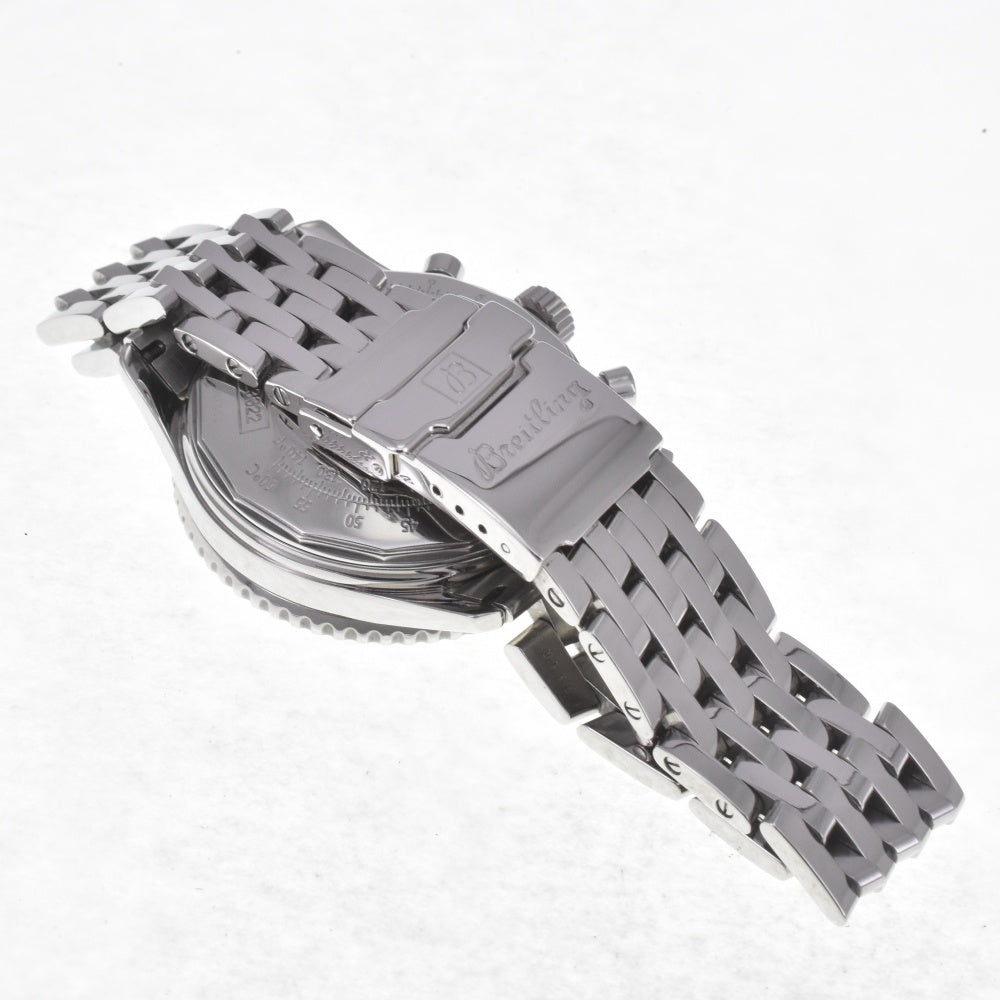 with paper BREITLING Navi timer A23322 Chronograph Date Black / Silver Dial Automatic Men's
 Watch D#141895