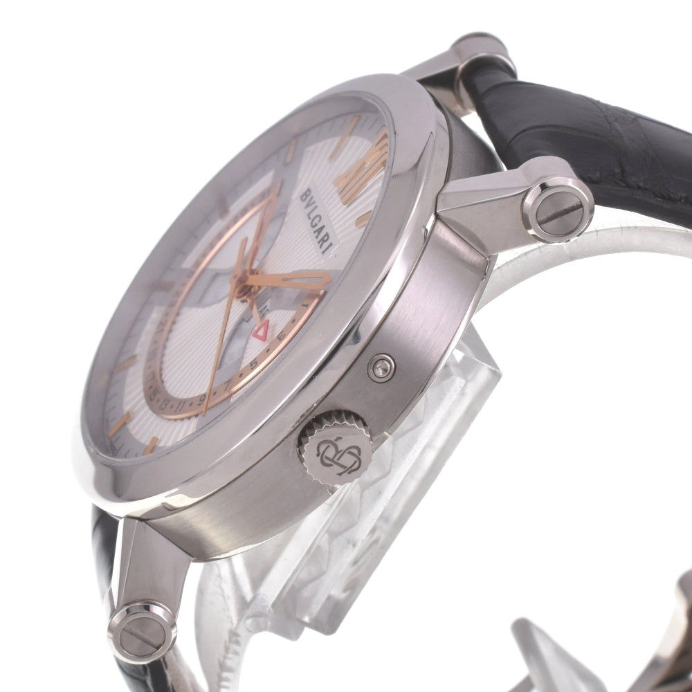 with paper BVLGARI Sotirio Bvlgari Annual Calendar SBW42WGLAC K18WG Limited edition of 125 pieces Silver / Rose Gold Dial Automatic Men's
 Watch C#141902