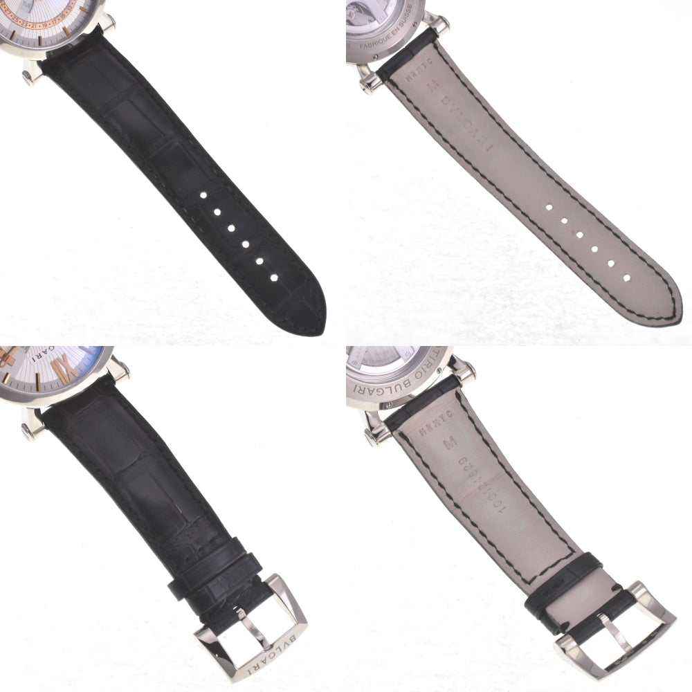 with paper BVLGARI Sotirio Bvlgari Annual Calendar SBW42WGLAC K18WG Limited edition of 125 pieces Silver / Rose Gold Dial Automatic Men's
 Watch C#141902