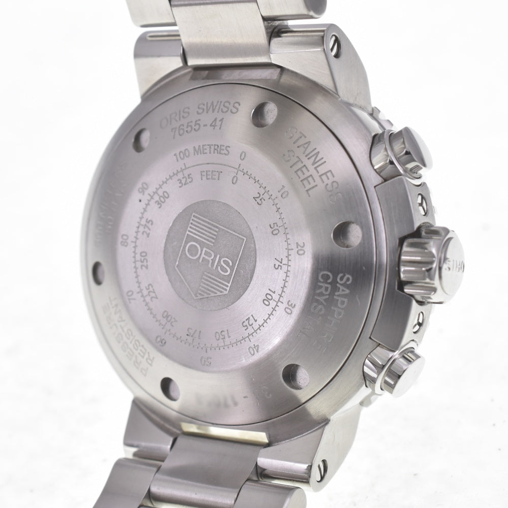 with paper ORIS Aquis chronograph 01 774 7655 4154-07 8 26 01PEB black Dial Automatic Men's
 Watch C#141904