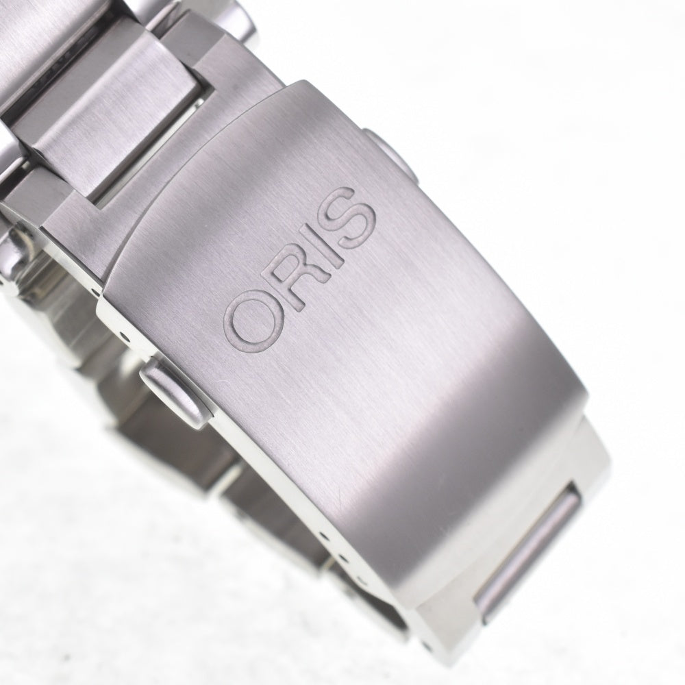 with paper ORIS Aquis chronograph 01 774 7655 4154-07 8 26 01PEB black Dial Automatic Men's
 Watch C#141904