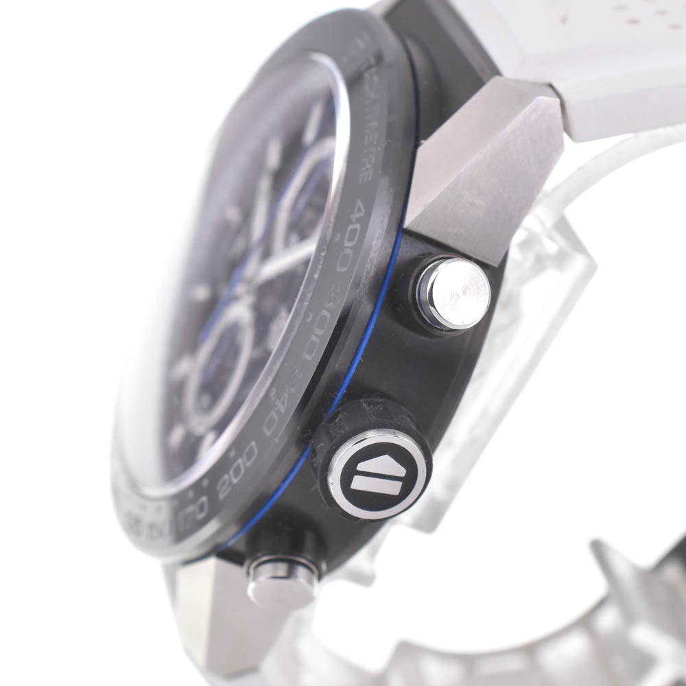 with paper TAG HEUER Carrera Caliber Heuer 01 CAR2A1T-0 Chronograph Black/Silver (skeleton) Dial Automatic Men's
 Watch B#141907