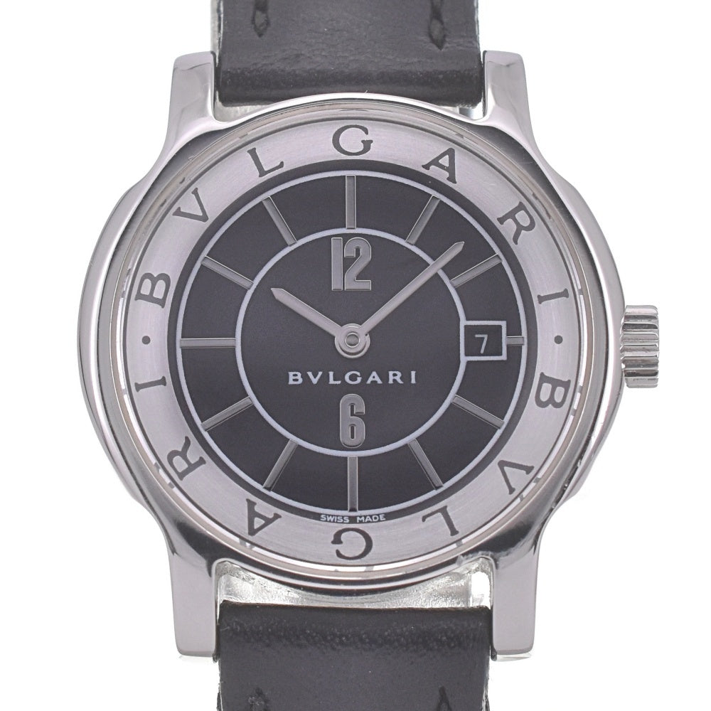 BVLGARI Solo tempo ST29S Date black Dial Quartz Ladies
 Watch □#141909