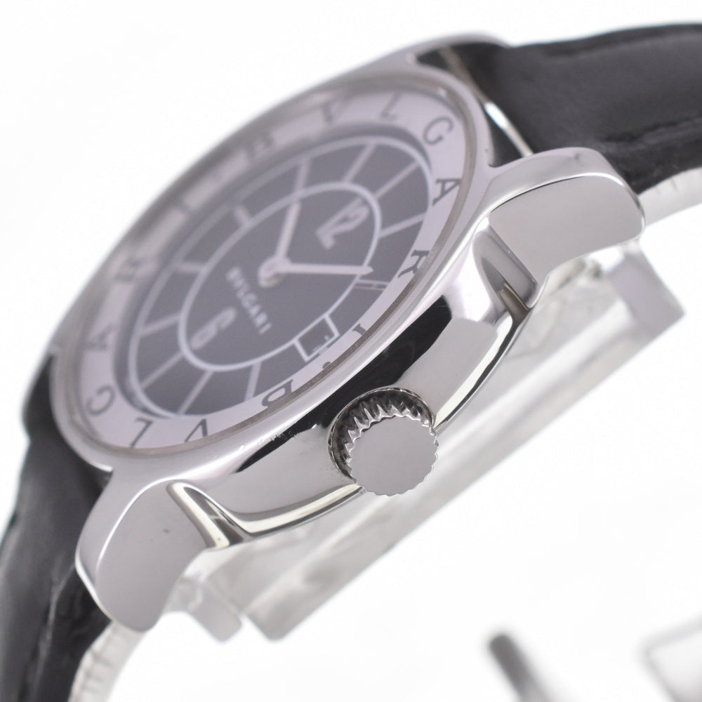 BVLGARI Solo tempo ST29S Date black Dial Quartz Ladies
 Watch C#141909