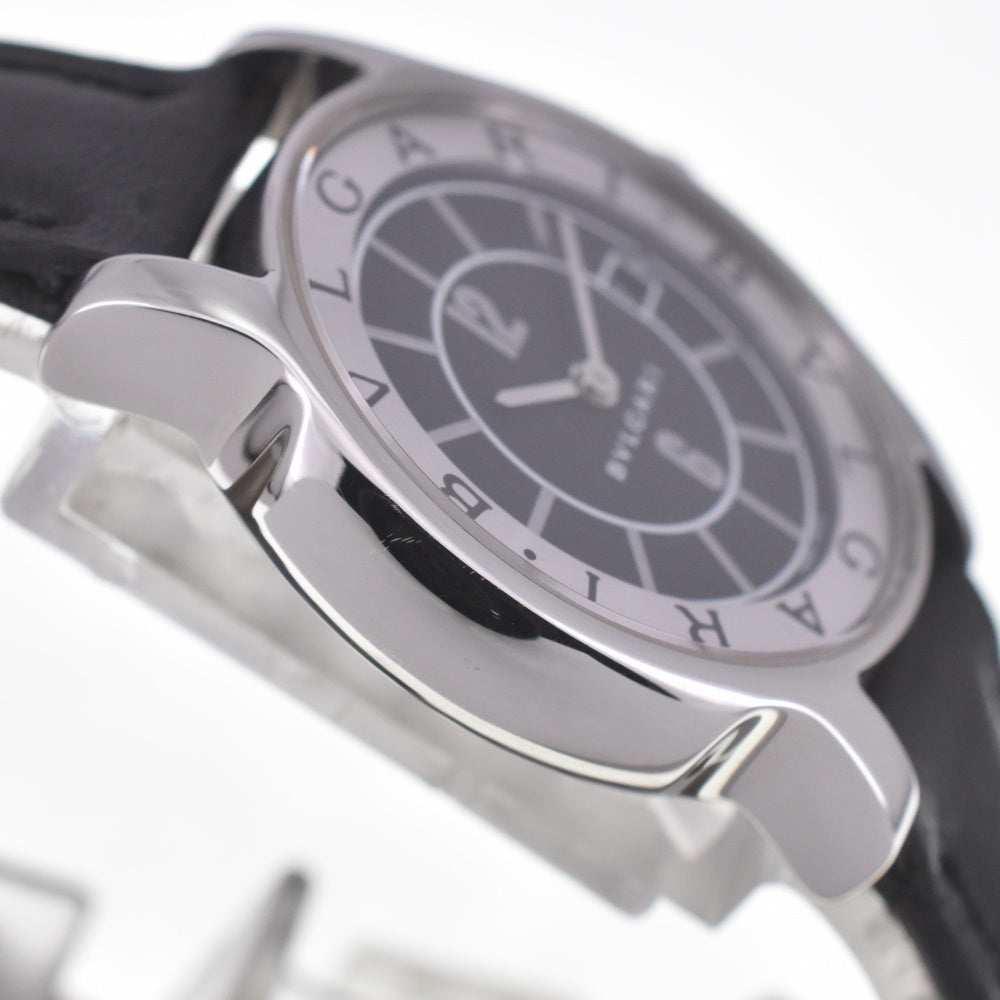 BVLGARI Solo tempo ST29S Date black Dial Quartz Ladies
 Watch □#141909