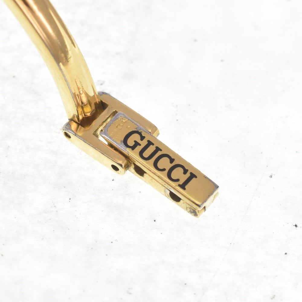 GUCCI Change bezel 11/12 Gold Plated white Dial Quartz Ladies
 Watch C#141912