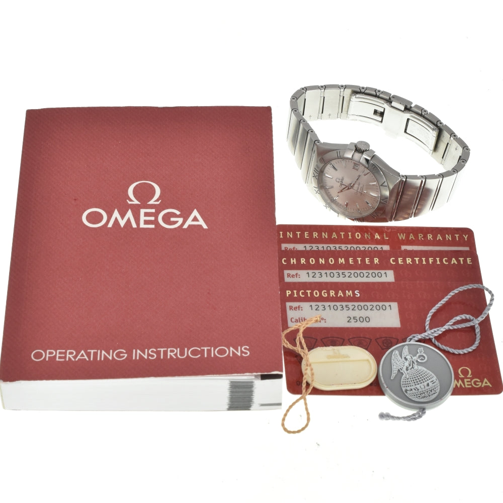 with paper OMEGA Constellation Coaxial 123.10.35.20.02.001 Date chronometer Silver Dial Automatic Men's
 Watch D#141921