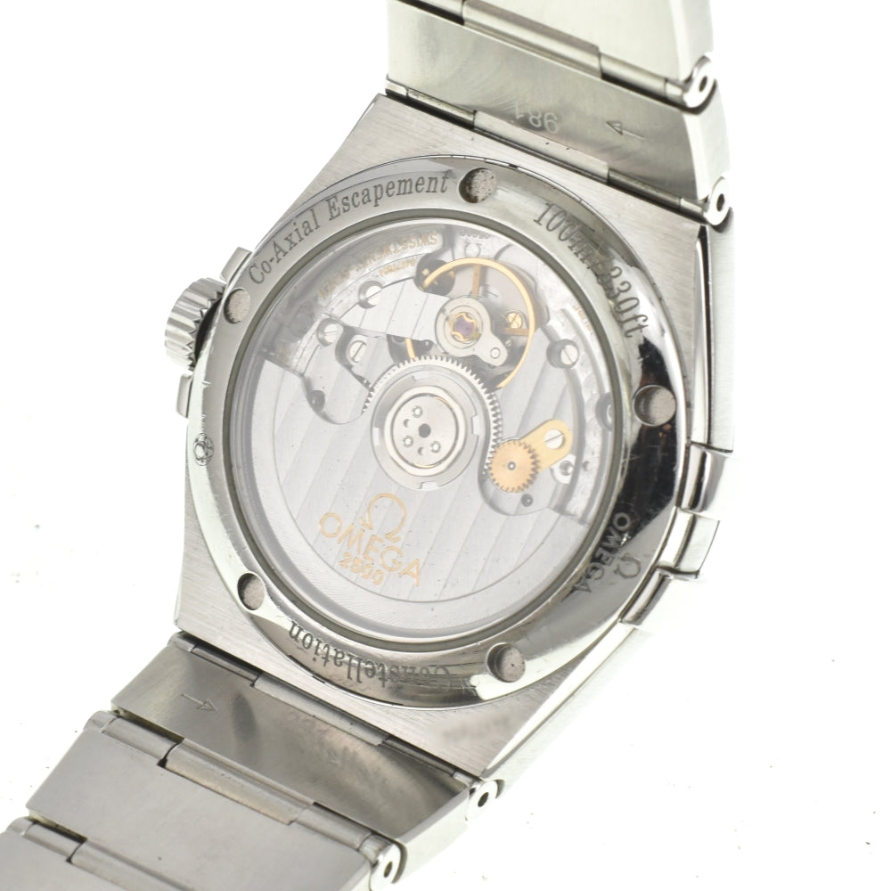 with paper OMEGA Constellation Coaxial 123.10.35.20.02.001 Date chronometer Silver Dial Automatic Men's
 Watch D#141921