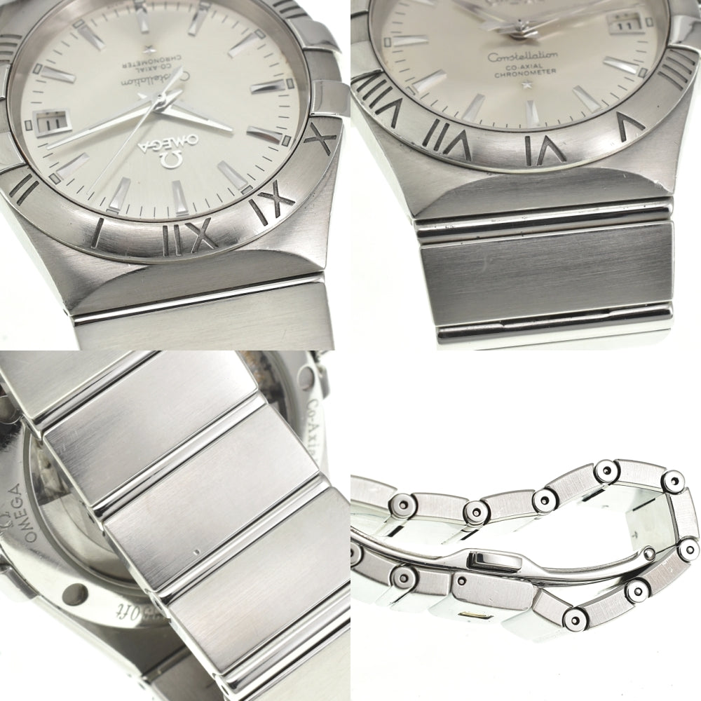 with paper OMEGA Constellation Coaxial 123.10.35.20.02.001 Date chronometer Silver Dial Automatic Men's
 Watch D#141921