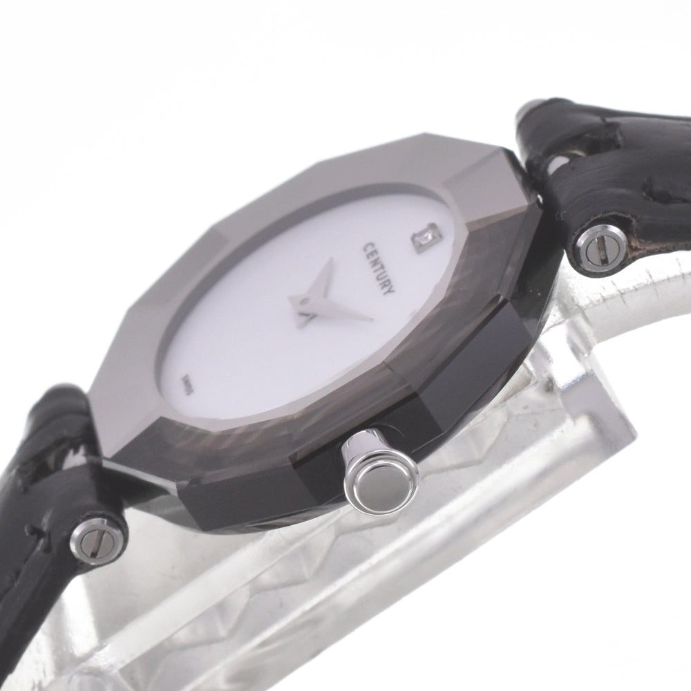 CENTURY Time gem 1P diamond white Dial Quartz Ladies
 Watch B#141923