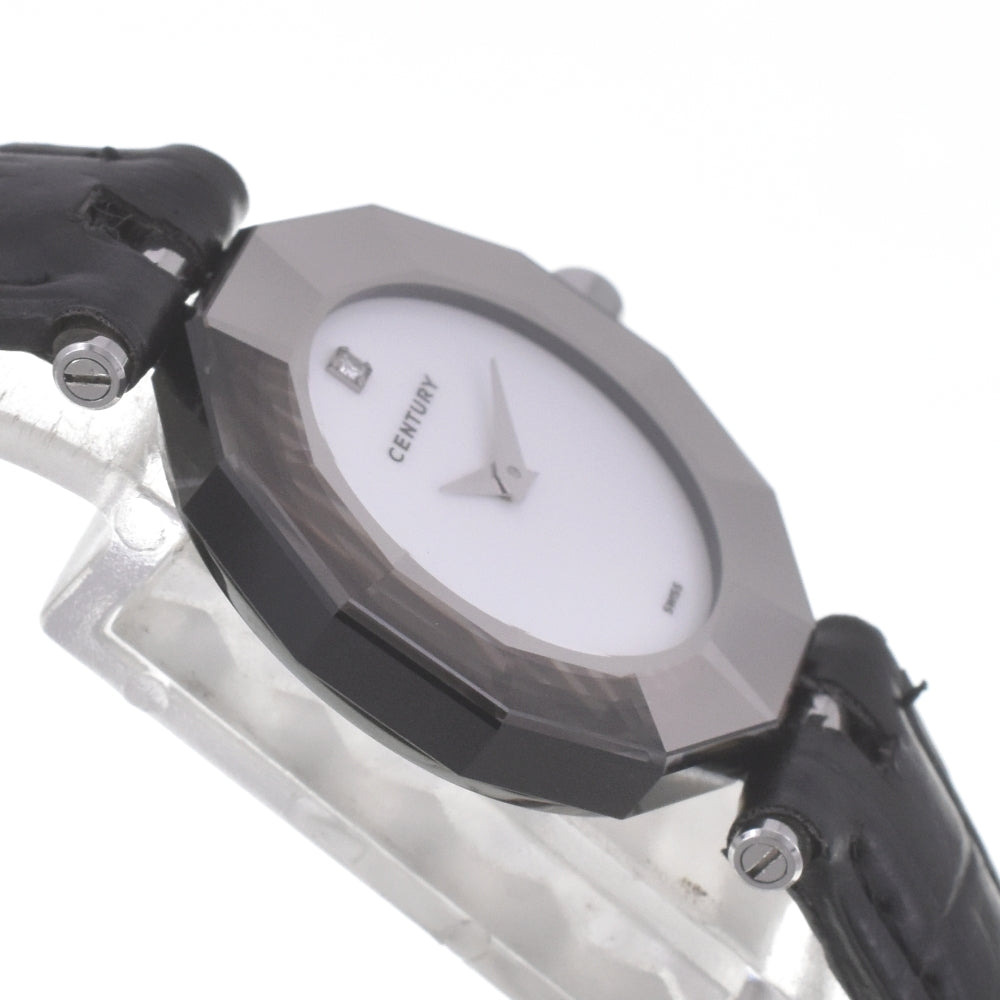 CENTURY Time gem 1P diamond white Dial Quartz Ladies
 Watch B#141923