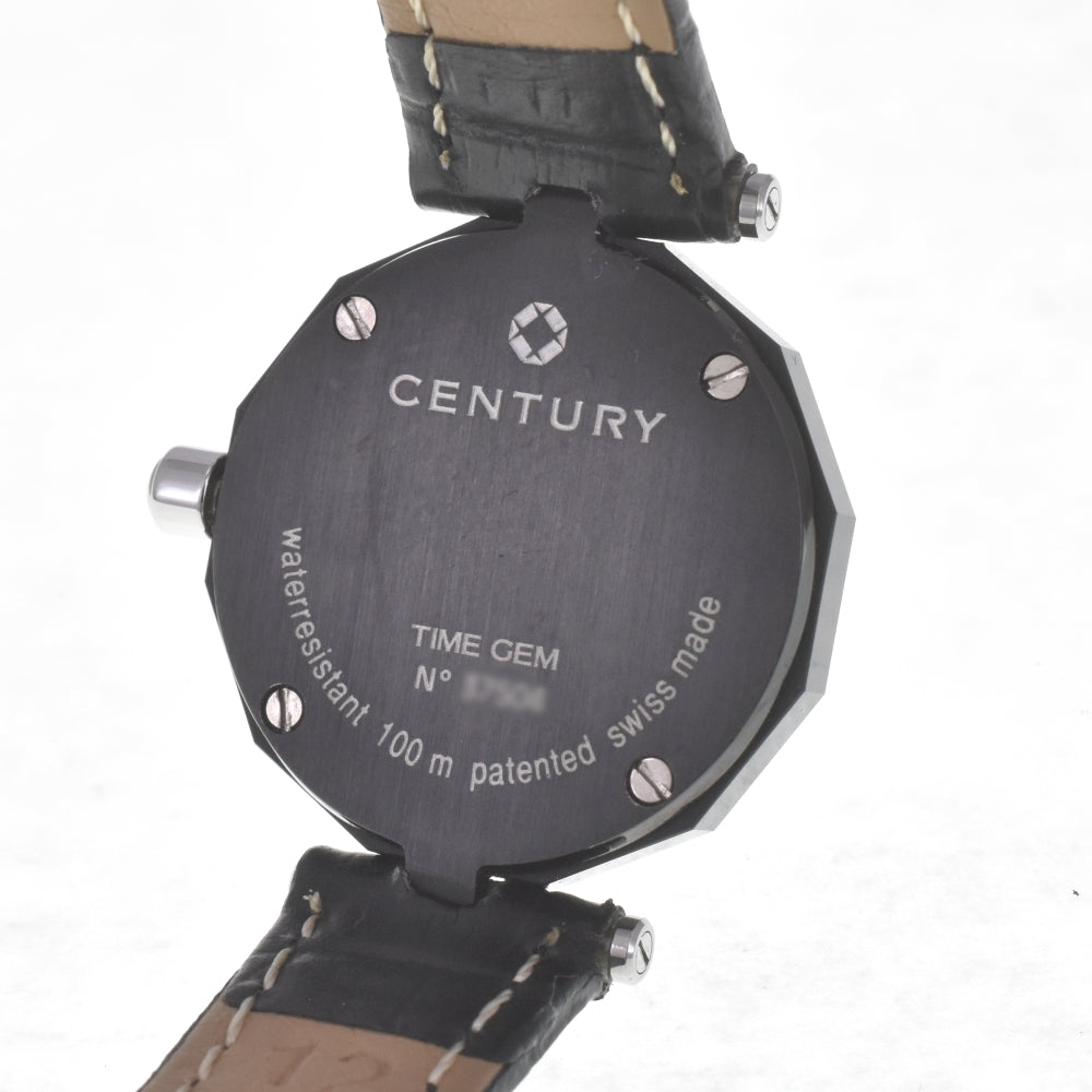 CENTURY Time gem 1P diamond white Dial Quartz Ladies
 Watch B#141923