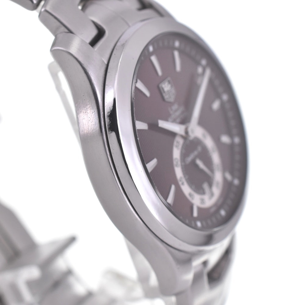 with paper TAG HEUER Link Caliber 6 WJF211C.BA0570 Small second date Brown Dial Automatic Men's
 Watch C#141935