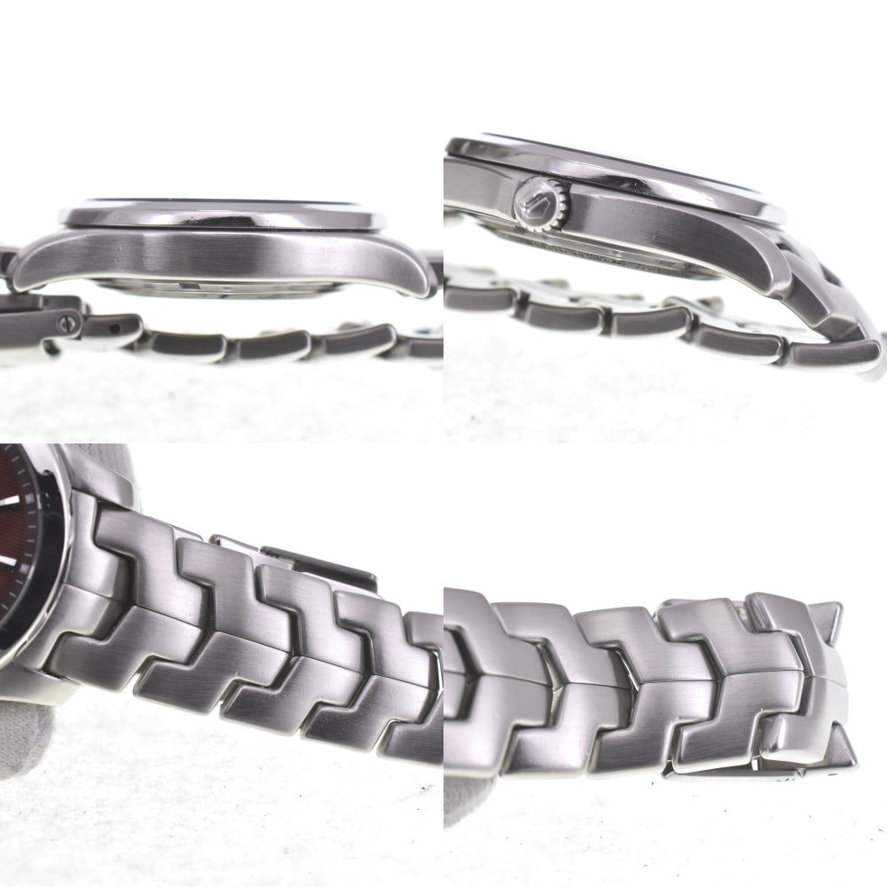 with paper TAG HEUER Link Caliber 6 WJF211C.BA0570 Small second date Brown Dial Automatic Men's
 Watch C#141935