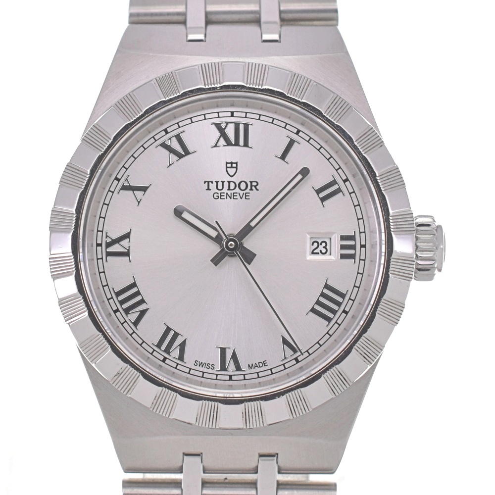 with paper TUDOR Royal 28300 Date Silver Dial Automatic Ladies
 Watch B#141938