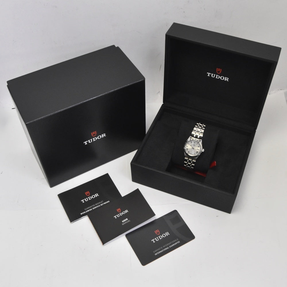with paper TUDOR Royal 28300 Date Silver Dial Automatic Ladies
 Watch B#141938